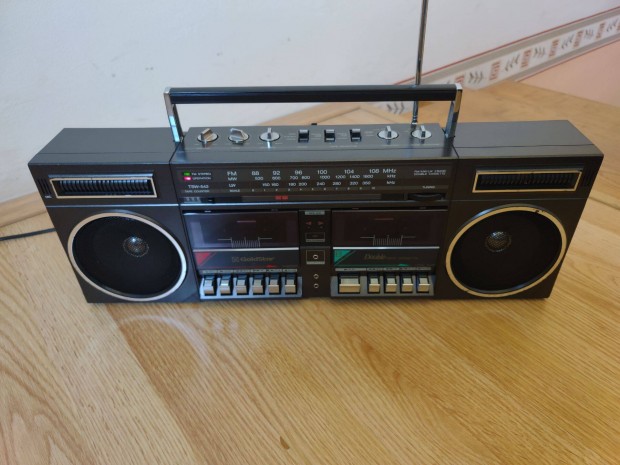 Goldstar Tsw 542 Retro sztere rdis magn boombox (szuper llapot)