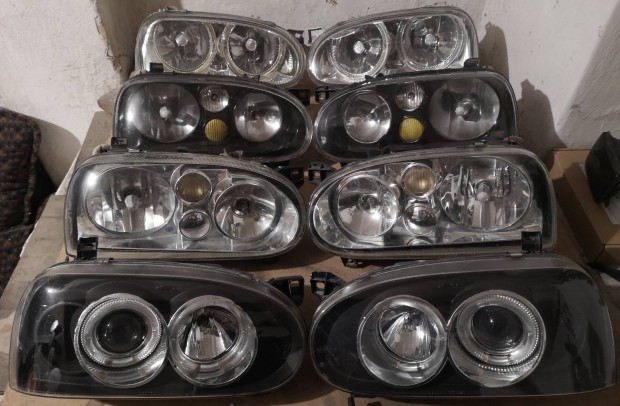 Golf 3 els fnyszr lmpa angel eyes G4 optiks 