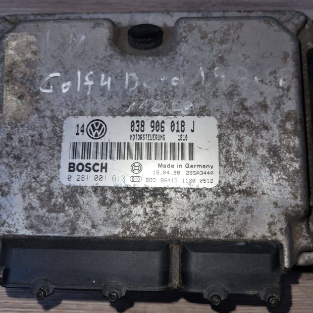 Golf 4 1,9 TDI 110LE motor vez�rl� 038 906 018 J