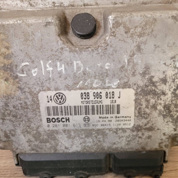 Golf 4 bora 1,9 TDI 110 le motorvezrl 038 906 018 J