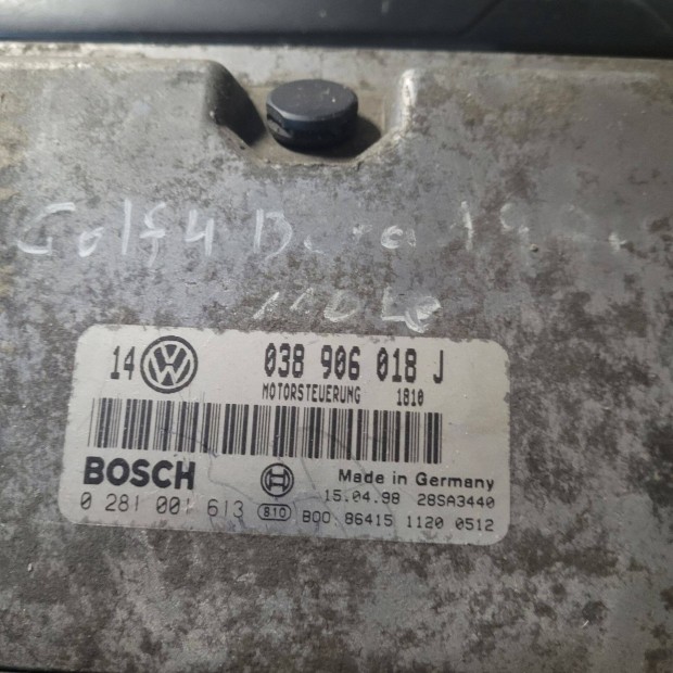 Golf 4 bora 1,9 TDI AHF motpkódú motorvezérlő