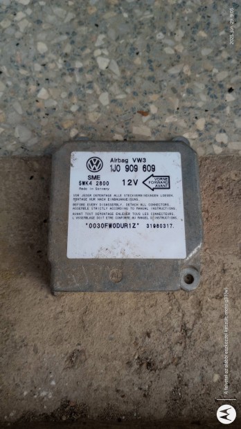 Golf 4 légzsak vezérlő 1J0 909 609