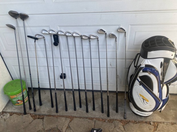 Golfszett 15 db utővel Callaway ping golfütő