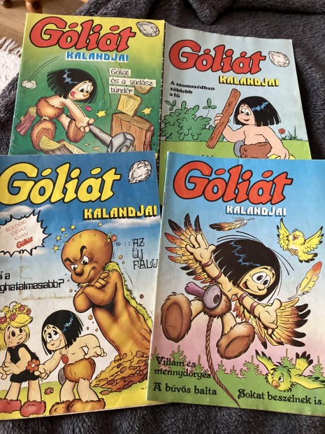 Goliat kalandjai kepregenyek