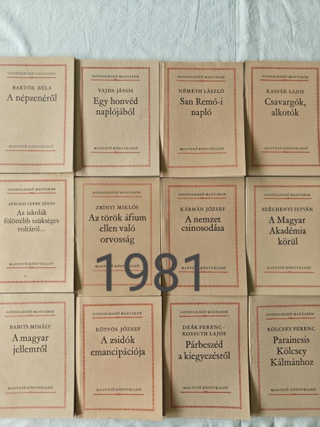 Gondolkod magyarok knyvek 1981-1989