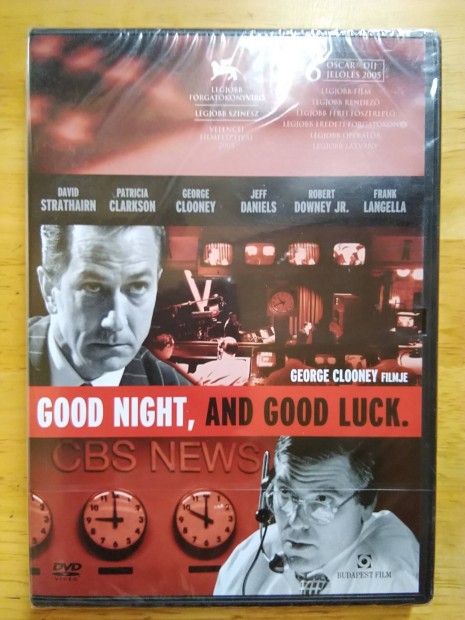 Good Night and Good Luck dvd George Clooney Bontatlan 