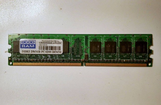 Good RAM DDR2 533MHz 256MB RAM (Ver.1) teszteletlen