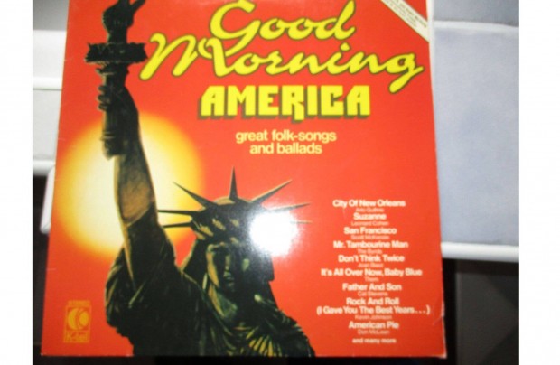 Good morning America LP hanglemez elad