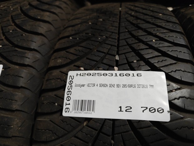 Goodyear EFFICIENTGRIP 96H 205/60R16 DOT5117 5MM HASZNÁLT GUMI H 96
