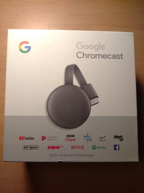 Google Chormecast 3 (keveset hasznlt)