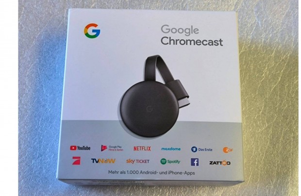 Google Chromecast 3 TV okost Elad!!