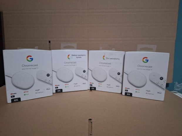 Google Chromecast + Google TV 4K GA01919 mdialejtsz