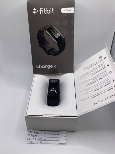 Google Fitbit Charge 6 fitness ra 12 h jtlls !