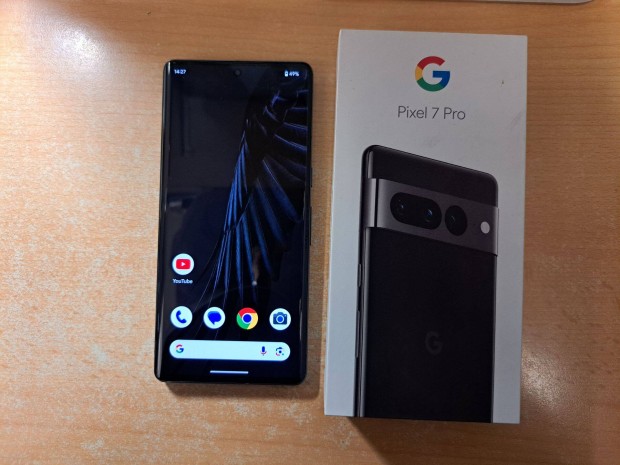 Google Pixel 7 Pro 5G Dual Fggetlen jszer Fekete Garis !