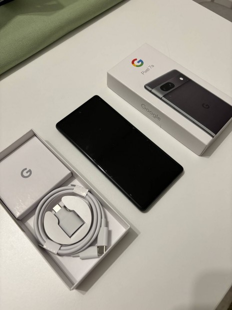 Google Pixel 7a mobiltelefon, 128GB trhely, 8GB RAM, garancival