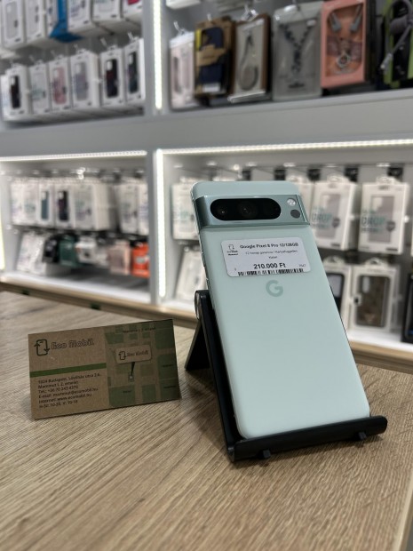 Google Pixel 8 Pro Kártyafüggetlen 128 GB 12 GB Ram, 12 hó garancia