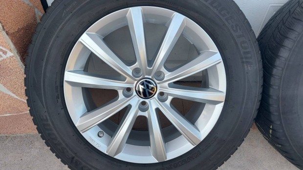 Góóóó gyári,VW Tiguán II. 5NA/Merano/17" alufelni 5x112 téli gumikkal