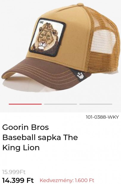 Goorin Bros Lion king baseball sapka