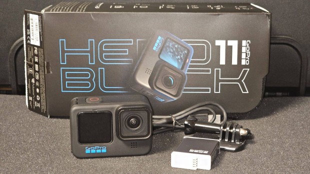 Gopro Hero 11 Black - 5,3k GPS akciókamera eladó - 2024.07-ig garancia