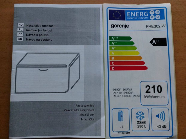 Gorenje 300l 3 fikos fagyasztlda