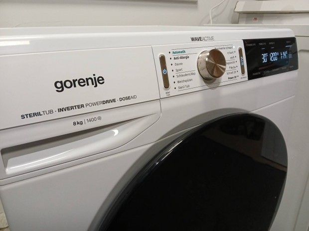 Gorenje 8kg 1400fordulatos mosgp