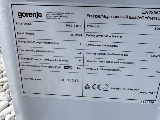 Gorenje F391PW4 65L mlyht