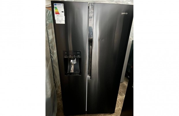 Gorenje Nrs9Evb, 562 literes, fekete, amerikai ht, 415e.ft helyett!