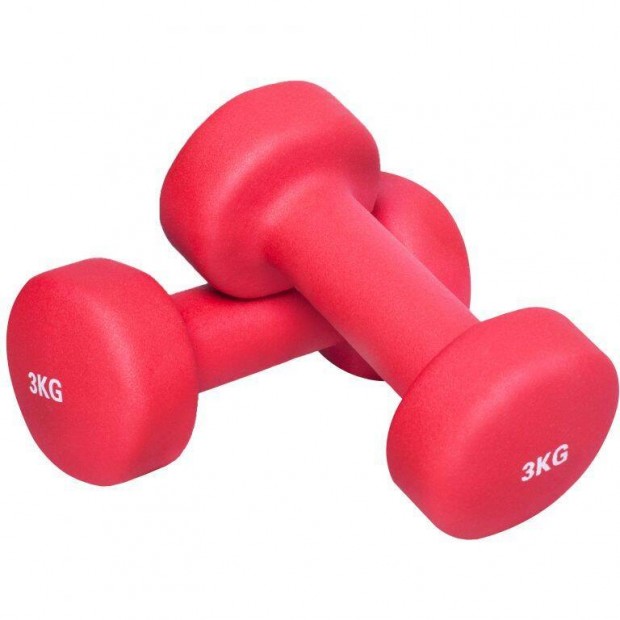 Gorilla Sports Egykezes slyz szett 6 kg piros