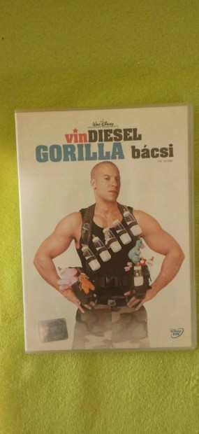 Gorilla bcsi Vin Diesel ritka dvd
