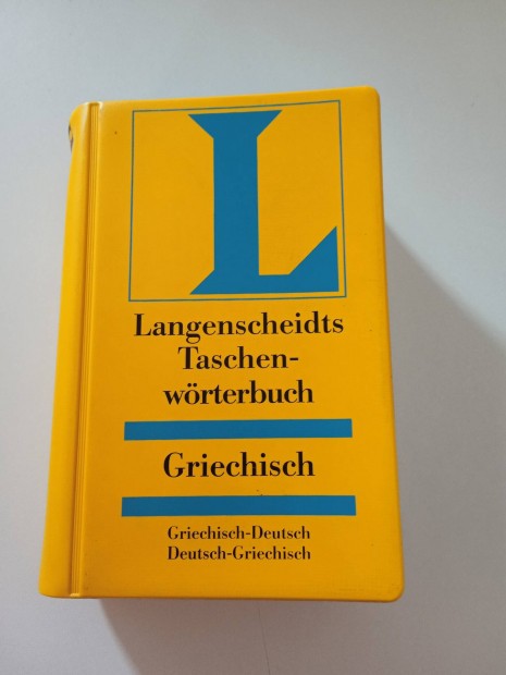 Görög -német, Német - görög szótár, Langenscheidt