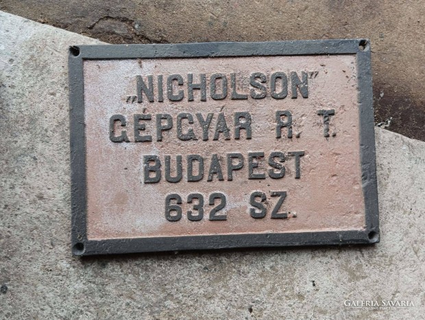 Gzhaj 50x40cm Gzgp tbla Nicholson Gpgyr Gptbla Budapest