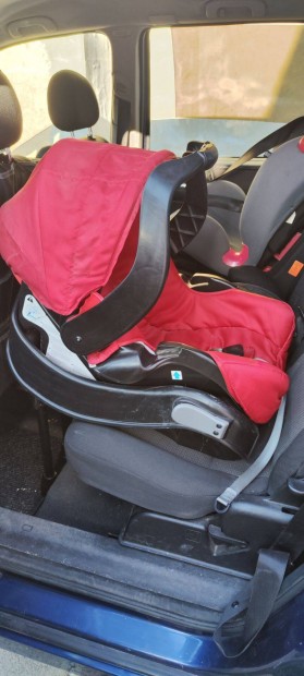 Graco evo trio 3 in 1 három az egyben babakocsi piros színben. Mózesko