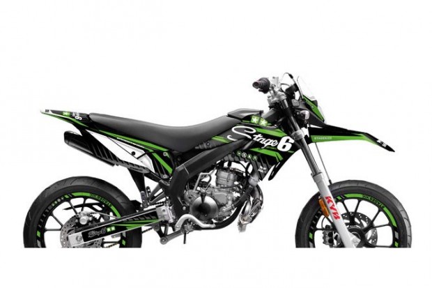 Grafikai készlet Derbi X-Treme 2011 - 2017 Stage6 zöld