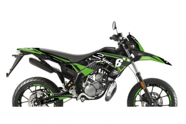 Grafikai készlet Derbi X-Treme 2018 - 2020 Stage6 Zöld