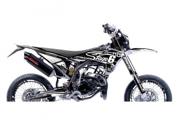 Grafikai k�szlet Fantic XM 50 2017 - 2022 Stage6 Feh�r