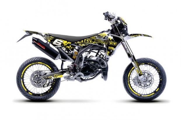 Grafikai k�szlet Fantic XM 50 2017 - 2022 s�rga / fekete