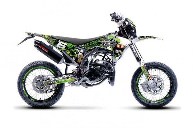 Grafikai k�szlet Fantic XM 50 2017 - 2022 z�ld / fekete