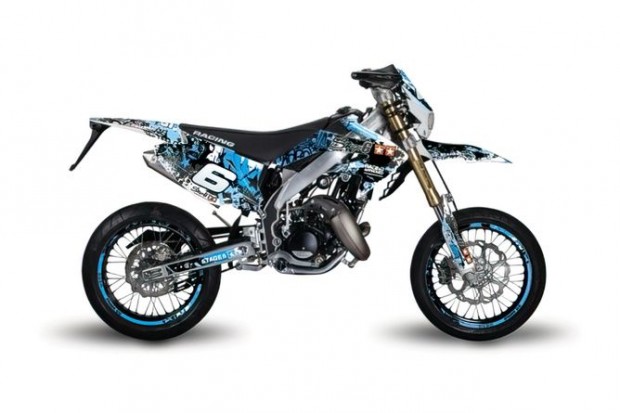 Grafikai készlet Honda HM 50 Stage6 kék / fekete