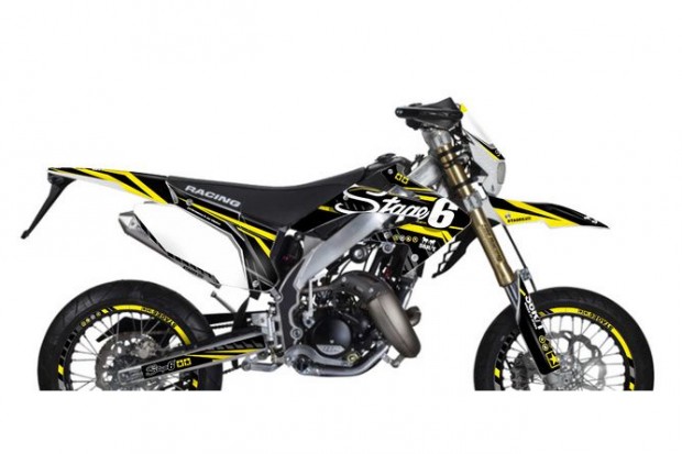 Grafikai kszlet Honda HM 50 Stage6 srga