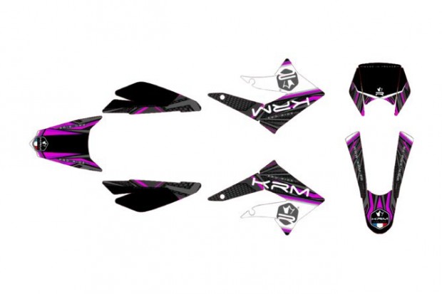 Grafikai készlet KRM lila Derbi X-treme 2011 - 2017