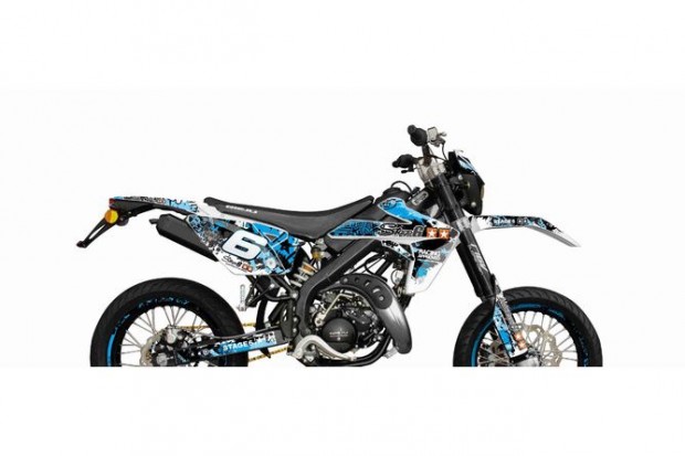 Grafikai k�szlet Rieju MRT 2009 - 2021 Stage6 k�k / fekete