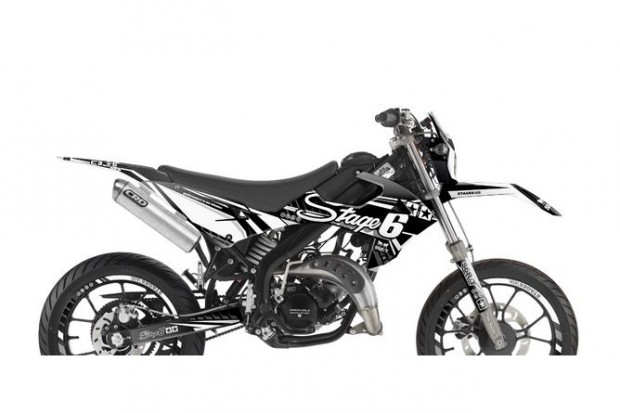 Grafikai k�szlet Rieju MRT 2022 ut�n Stage6 Feh�r