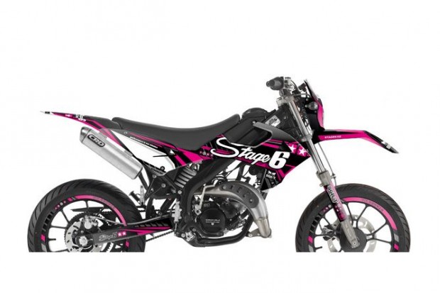 Grafikai készlet Rieju MRT 2022 utáni Stage6 Pink