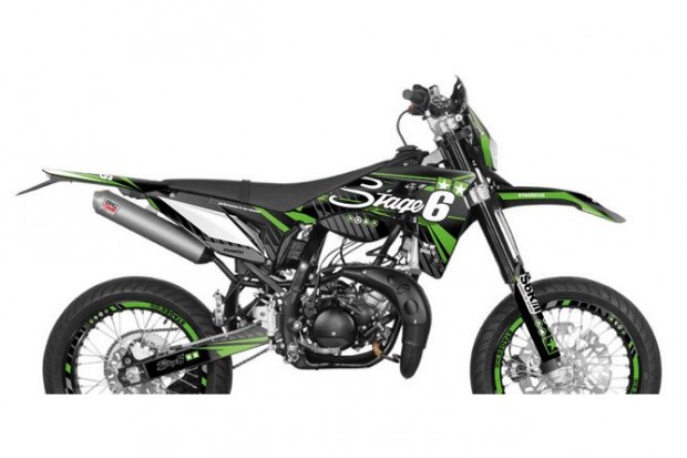 Grafikai kszlet Sherco SM-R 50 2018 utni Stage6 Zld