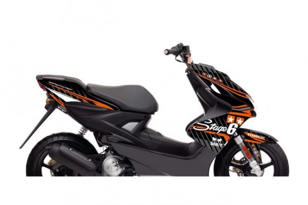 Grafikai készlet Yamaha Aerox 2013 előtti Stage6 narancssárga
