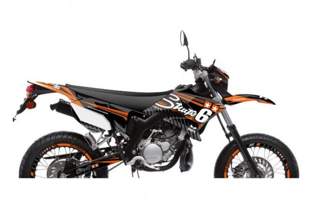 Grafikai készlet Yamaha DT 50 Stage6 narancssárga