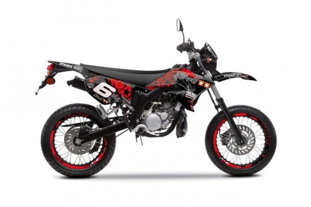 Grafikai készlet Yamaha DT 50 Stage6 piros / fekete