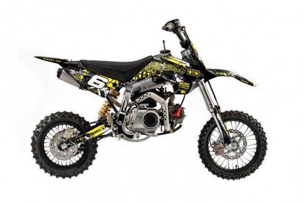 Grafikai k�szlet pit bike YCF Pilot Stage6 s�rga / fekete
