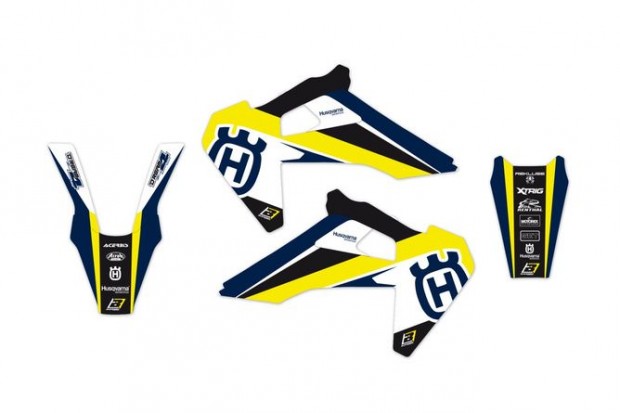 Grafikai készlet ülésborítással Blackbird Husqvarna FC / TC 2019-2022