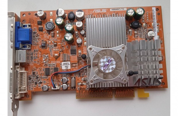 Grafikus krtya Asus A9600Xttdp1 128MB AGP REV 1.00 DVI